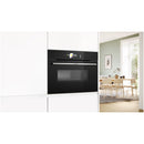 Bosch CMG778NB1 Series 8 45L Built-In Combi Microwave - Black