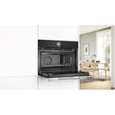 Bosch CSG7361B1 47L Series 8 Built-In Steam Combi Oven Black - A Rated