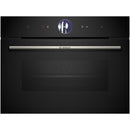 Bosch CSG7361B1 47L Series 8 Built-In Steam Combi Oven Black - A Rated