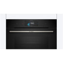 Bosch CSG7584B1 Series 8 47L Built-in compact oven with Steam Function Black - A+ Rated