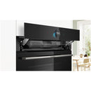 Bosch CSG7584B1 Series 8 47L Built-in compact oven with Steam Function Black - A+ Rated