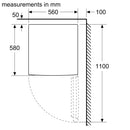 Bosch GTV15NWEBG Series 2 Freestanding Undercounter Freezer White - E Rated