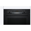 Bosch HQA574BB3B Series 4 71L Built-In Electric Single Pyrolytic Oven Black - A+ Rated