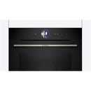 Bosch HRG7764B1B Series 8 Pyrolytic Built in Single Electric Oven with Added Steam Funtion and Air Fry in Black