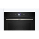 Bosch HSG7364B1B 60 cm Series 8 Hydrolytic Electric Single Oven With Steam and Air Fry Function in Black