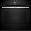 Bosch HSG7364B1B 60 cm Series 8 Hydrolytic Electric Single Oven With Steam and Air Fry Function in Black