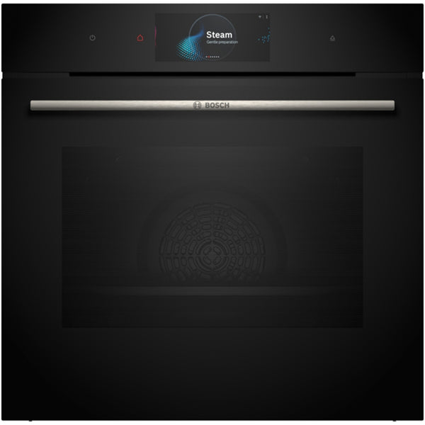 Bosch HSG7584B1 Series 8 71L Built-In Electric Single Oven Black - A+ Rated