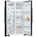 Bosch KAD93ABEP Series 6 American Side By Side Total No Frost Fridge Freezer Black