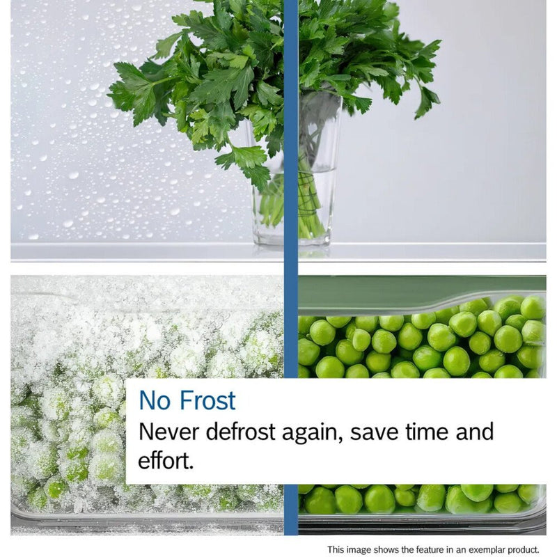 Bosch KAD93AIERG Series 6 Plumbed American Fridge Freezer Stainless Steel - E Rated Stainless Steel