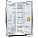 Bosch KAD93AIERG Series 6 Plumbed American Fridge Freezer Stainless Steel - E Rated Stainless Steel