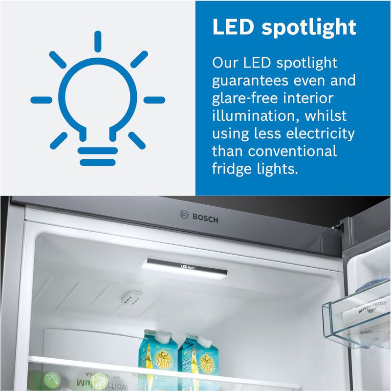 Bosch KFD96APEA Series 6 Plumbed Frost Free American Fridge Freezer Stainless Steel - E Rated