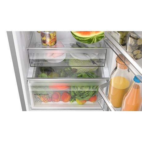 Bosch KGN362LDFG Series 4 Freestanding Frost Free Fridge Freezer Inox