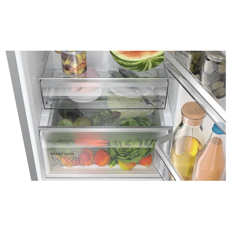 Bosch KGN392LAF Series 4  60cm No Frost Fridge Freezer Stainless Steel