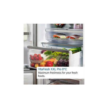 Bosch KGN392LAF Series 4  60cm No Frost Fridge Freezer Stainless Steel