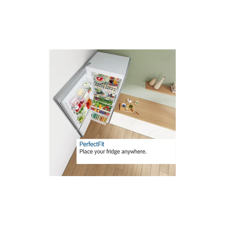 Bosch KGN392LAF Series 4  60cm No Frost Fridge Freezer Stainless Steel