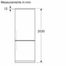 Bosch KGN392LAFG Series 4 Freestanding Fridge Freezer 60cm No Frost Stainless Steel