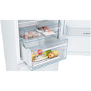 Bosch KGN392WEBG 60cm Series 4 Total No Frost Freestanding Fridge Freezer White