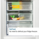 Bosch KGN39AWCTG Series 6 Freestanding Frost Free Fridge Freezer White - C Rated White