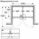 Bosch KGN39AWCTG Series 6 Freestanding Frost Free Fridge Freezer White - C Rated White