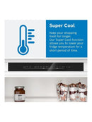 Bosch KGN39OCAFG Series 4 Freestanding Frost Free 70-30 Fridge Freezer Anthracite Steel - A Rated