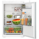 Bosch KIR21NSE0 Series 2 Fully Integrated Larder Fridge with Sliding Hinge - E Rated