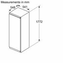 Bosch KIR81NSE0G Series 2 Built-in Fridge White