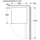 Bosch KTR15NWEAG Series 2 Freestanding Undercounter Larder Fridge White - E Rated