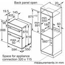 Bosch MBA533BB3B Electric Double Oven