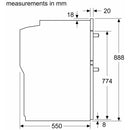 Bosch MBA533BS3B Series 4 60cm Built In Double Electric Oven Stainless Steel