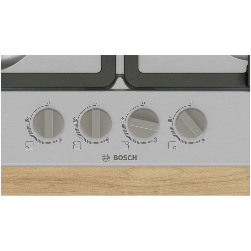 Bosch PGP6B5K90 Series 4 60cm Gas Hob Stainless steel
