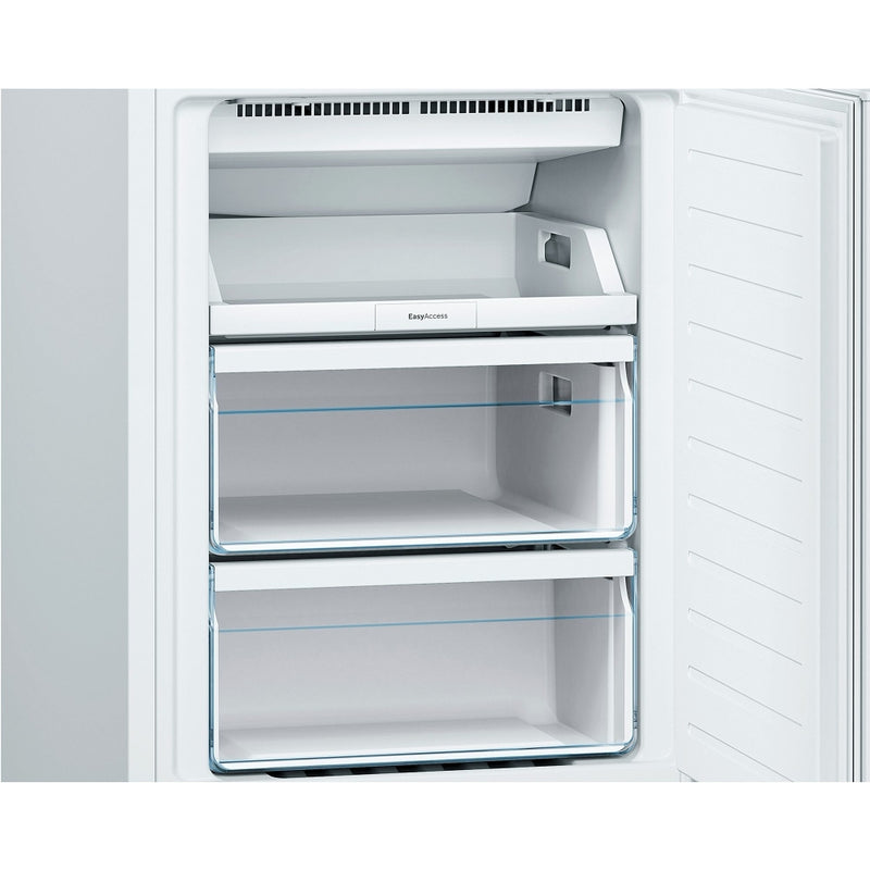 Bosch Series 2 KGN36NWEAG 186cm Freestanding Frost Free Fridge Freezer White - E Rated