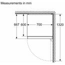 Bosch Series 4 KGN492LDFG Free-standing Frost Free Fridge Freezer Stainless Steele
