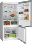 Bosch Series 4 KGN86VIEAG Freestanding No Frost Fridge Freezer Brushed Steel