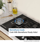 Bosch Series 4 PGM7B5K90 75cm Gas Hob Stainless Steel