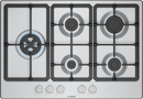 Bosch Series 4 PGM7B5K90 75cm Gas Hob Stainless Steel