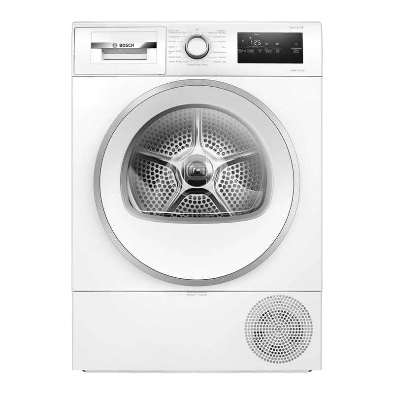 Bosch Series 4 WTH85226GB 8kg Freestanding Heat Pump Tumble Dryer White - A++ Rated White