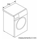 Bosch Series 6 WGG24400GB 9Kg 1400 Spin Washing Machine White - Clearance