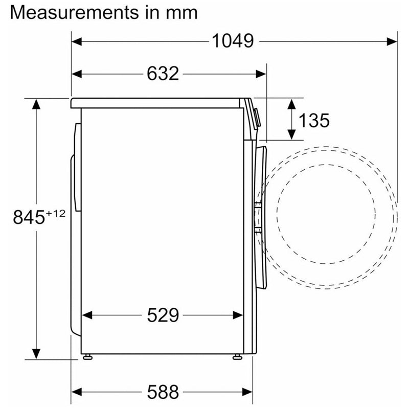 Bosch Series 6 WGG24400GB 9Kg 1400 Spin Washing Machine White - Clearance