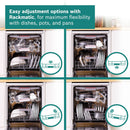 Bosch SMS4EMI06G Series 4 Wifi Connected Freestanding Full Size Dishwasher - Silver Inox with 14 Place Settings Silver