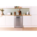 Bosch SMS4EMI06G Series 4 Wifi Connected Freestanding Full Size Dishwasher - Silver Inox with 14 Place Settings Silver