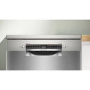 Bosch SMS4EMI06G Series 4 Wifi Connected Freestanding Full Size Dishwasher - Silver Inox with 14 Place Settings Silver