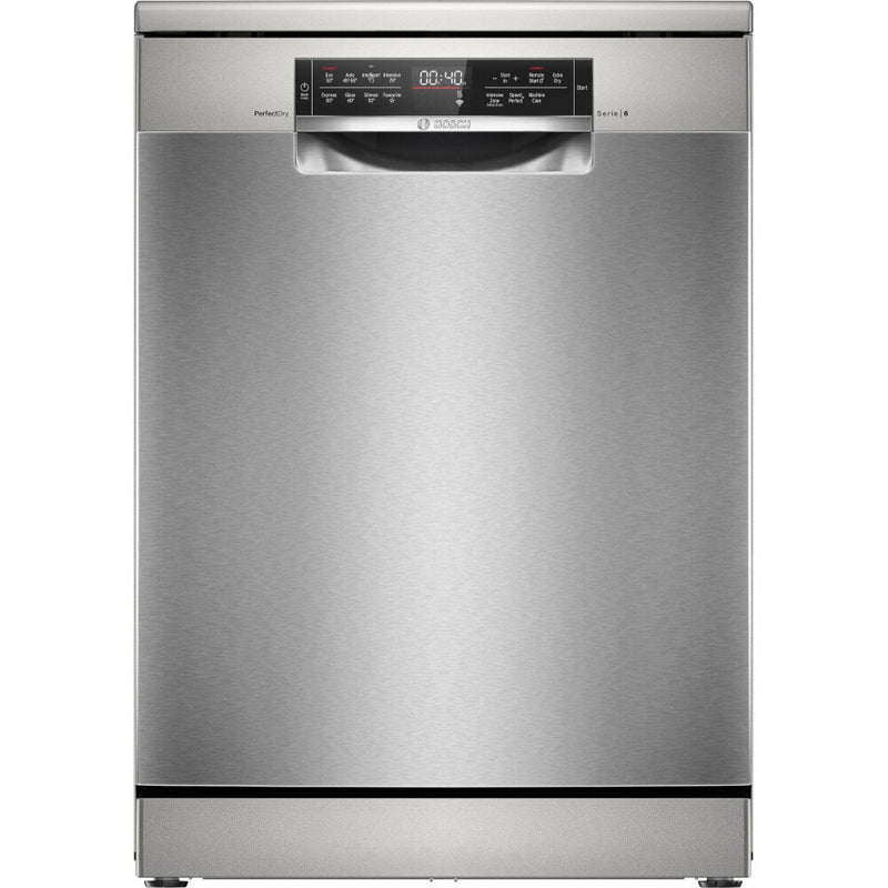 Bosch SMS6TCI02G Series 6 Freestanding Dishwasher Stainless Steel with 14 Place Settings