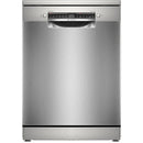 Bosch SMS6ZCI10G Series 6 Freestanding 60cm Full Size Dishwasher with 14 Place Settings Silver Inox Silver