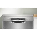 Bosch SMS6ZCI10G Series 6 Freestanding 60cm Full Size Dishwasher with 14 Place Settings Silver Inox Silver