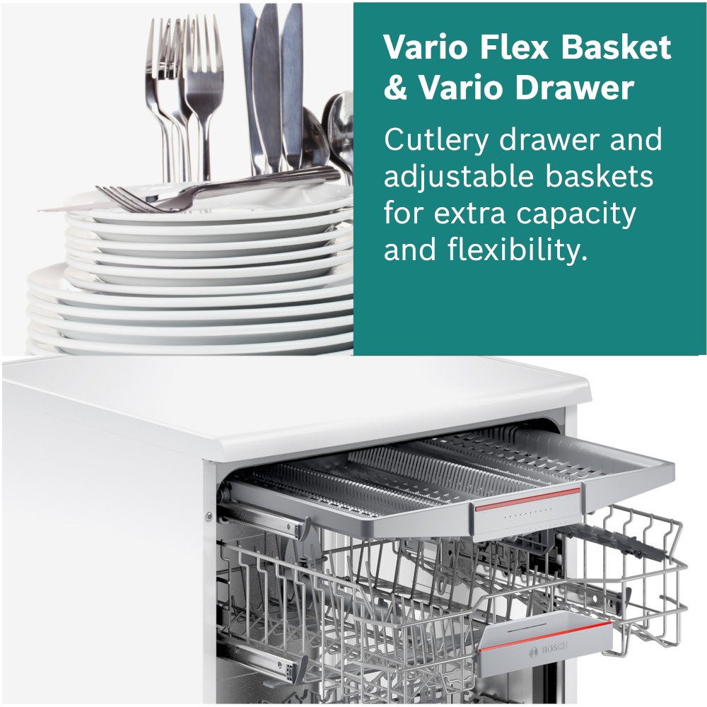 Bosch SMV4HVX00G Series 4 Fully-integrated Dishwasher 14 Place Settings - Ex-Display Clearance