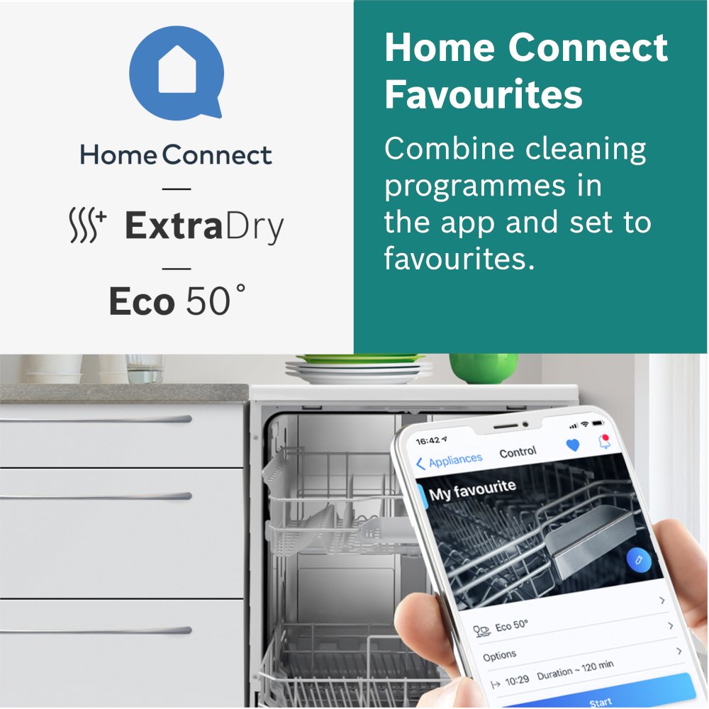 Bosch SMV4HVX00G Series 4 Fully-integrated Dishwasher 14 Place Settings - Ex-Display Clearance