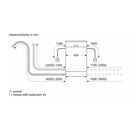 Bosch SPS4HMI49G Series 4 Slimline 45 cm Freestanding Dishwasher with 10 Place Settings Silver Silver