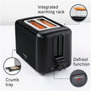 Bosch TAT3P423GB DesignLine 2 Slice Toaster Black Black