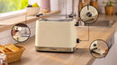 Bosch TAT4M227GB MyMoment 2 Slice Compact Toaster Cream Cream