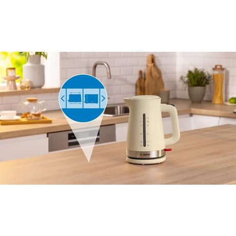 Bosch TWK4M227GB MyMoment kettle 1.7L Cream Cream